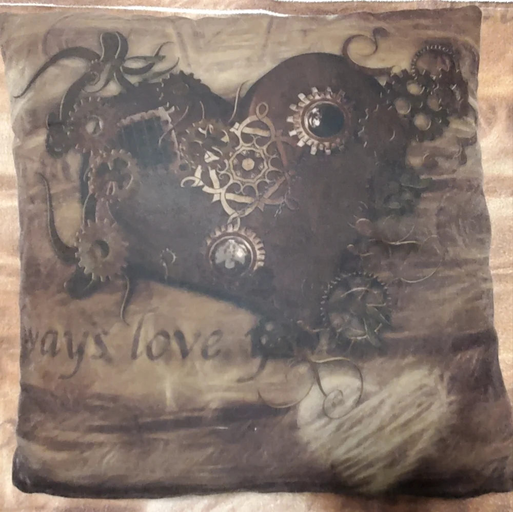 Steampunk Decorative Pillows Set Of 4